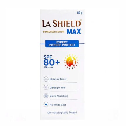 Lashield Max SPF 80+ PA++ Sunscreen Lotion,50 gm